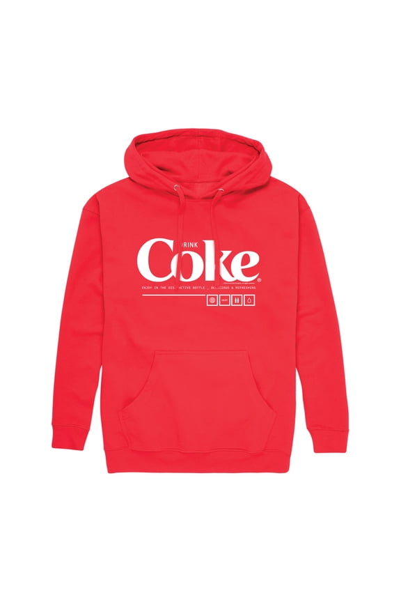 - Drink Coke Enjoy - Men's Fleece Pullover Hoodie