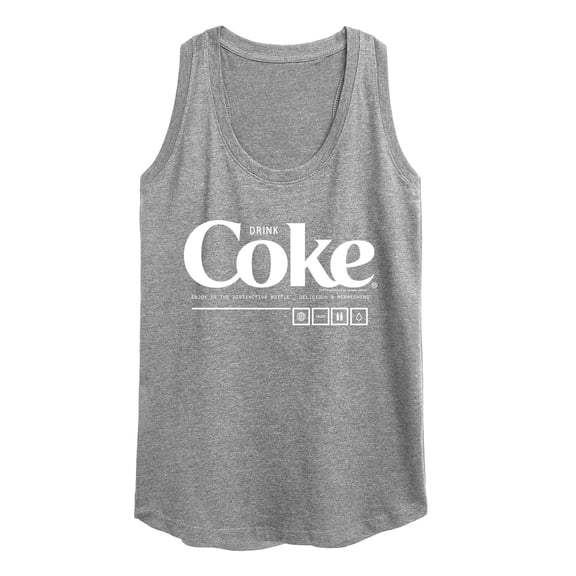 Coca-Cola - Drink Coke Enjoy  - Women's Racerback Tank Top