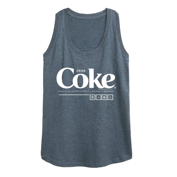 Coca-Cola - Drink Coke Enjoy  - Women's Racerback Tank Top