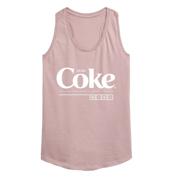 Coca-Cola - Drink Coke Enjoy  - Women's Racerback Tank Top