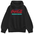 thumbnail image 1 of Coca-Cola - Drink Coke Logo - Ladies Oversized Fleece Hoodie Sweatshirt, 1 of 3