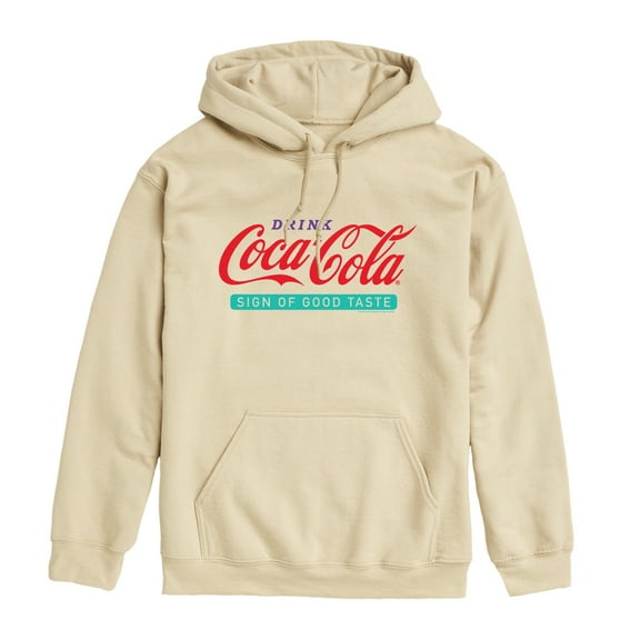 Coca-Cola - Drink Coke Logo - Men's Fleece Pullover Hoodie
