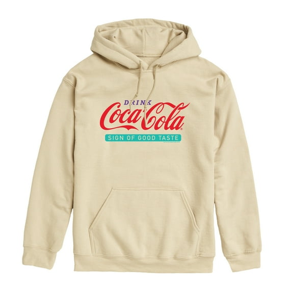 Coca-Cola - Drink Coke Logo - Men's Fleece Pullover Hoodie