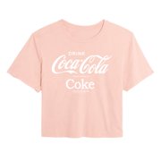 Coca-Cola - Drink - Juniors Cropped Graphic T-Shirt