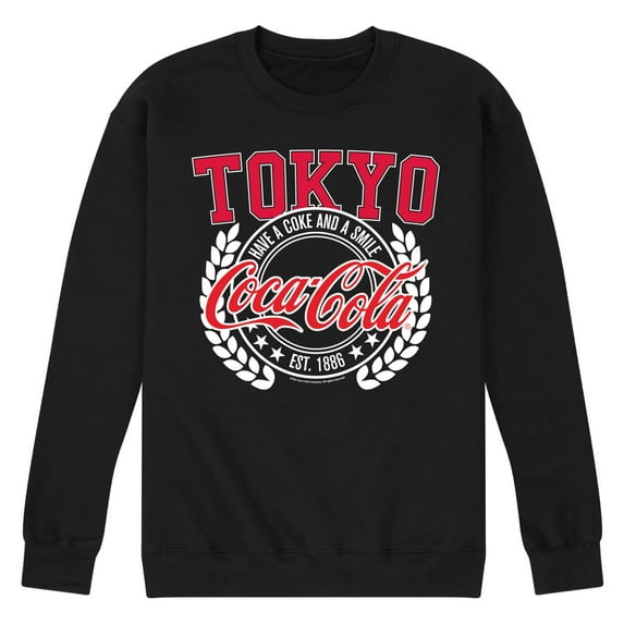 Coca-Cola - EST 1886 - Have A Coke & A Smile - Tokyo - Men's Crew Neck Fleece Pullover
