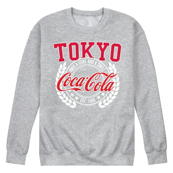 Coca-Cola - EST 1886 - Have A Coke & A Smile - Tokyo - Men's Crew Neck Fleece Pullover