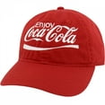 thumbnail image 1 of Coca-Cola Embroidered Logo Red Adjustable Hat, 1 of 5