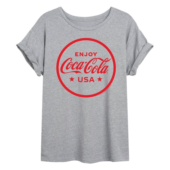 Coca-Cola - Enjoy Coca Cola USA - Juniors Ideal Flowy Muscle T-Shirt