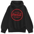 thumbnail image 1 of Coca-Cola - Enjoy Coca Cola USA - Ladies Oversized Fleece Hoodie Sweatshirt, 1 of 3