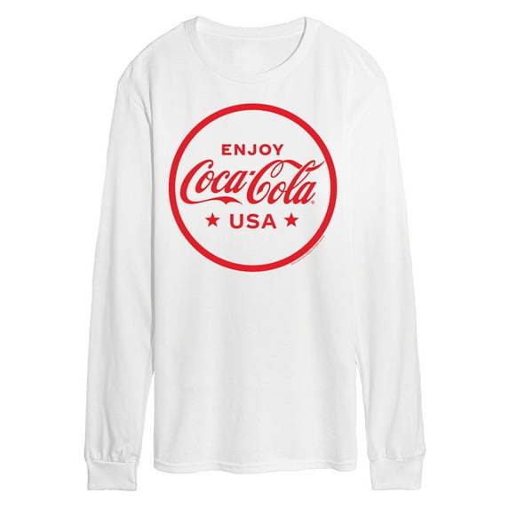 Coca-Cola - Enjoy Coca Cola USA - Men's Long Sleeve T-Shirt