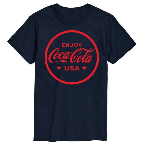 Coca-Cola - Enjoy Coca Cola USA - Men's Short Sleeve Graphic T-Shirt