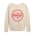 thumbnail image 1 of Coca-Cola - Enjoy Coca Cola USA  - Women's Lightweight French Terry Long Sleeve Shirt, 1 of 5