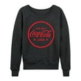 thumbnail image 1 of Coca-Cola - Enjoy Coca Cola USA  - Women's Lightweight French Terry Long Sleeve Shirt, 1 of 5