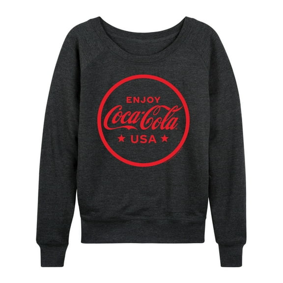Coca-Cola - Enjoy Coca Cola USA - Women's Lightweight French Terry Long Sleeve Shirt