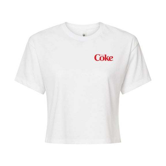 Coca-Cola - Enjoy Coke Polar Bears - Juniors Cropped Short Sleeve Graphic T-Shirt