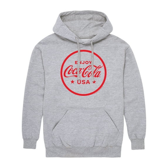 Coca-Cola - Enjoy Usa - Men's Fleece Pullover Hoodie