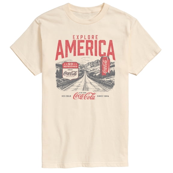 Coca-Cola - Explore America Coke - Men's Short Sleeve Graphic T-Shirt