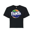 thumbnail image 1 of Coca-Cola - Fanta Costume - Juniors Cropped Cotton Blend T-Shirt, 1 of 5
