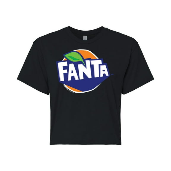 Coca-Cola - Fanta Costume - Juniors Cropped Cotton Blend T-Shirt