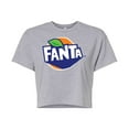 thumbnail image 1 of Coca-Cola - Fanta Costume - Juniors Cropped Cotton Blend T-Shirt, 1 of 5