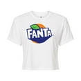 thumbnail image 1 of Coca-Cola - Fanta Costume - Juniors Cropped Cotton Blend T-Shirt, 1 of 5