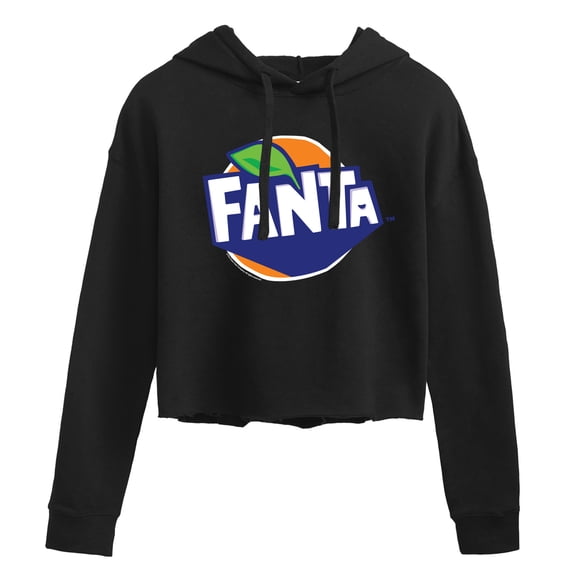 Coca-Cola - Fanta Costume - Juniors Cropped Pullover Hoodie