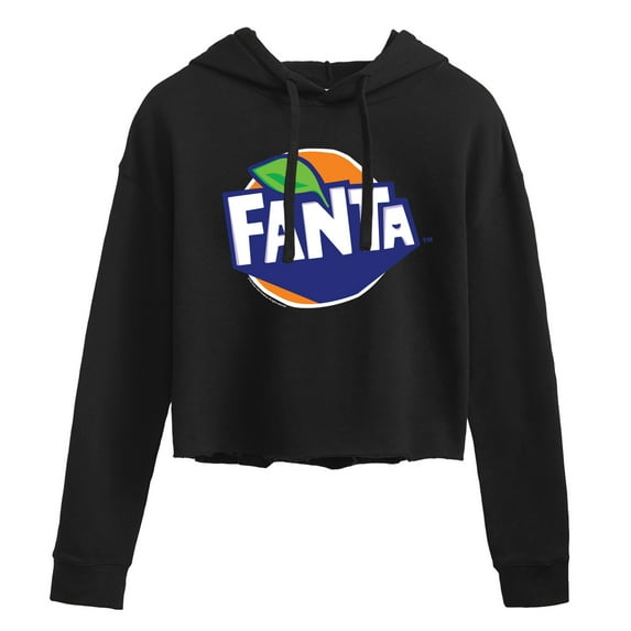 Coca-Cola - Fanta Costume - Juniors Cropped Pullover Hoodie