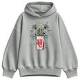 thumbnail image 1 of Coca-Cola - Flowers With Coke Can - Ladies Oversized Fleece Hoodie Sweatshirt, 1 of 3