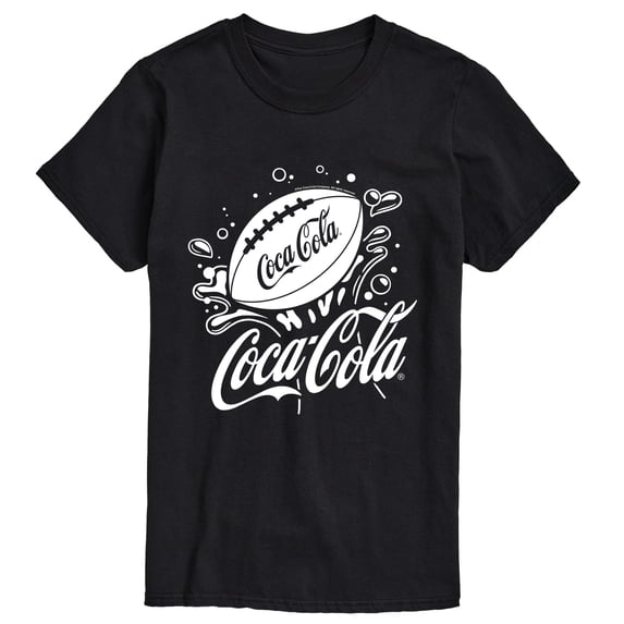 Coca-Cola - Football Splash Short Sleeve Graphic T-Shirt