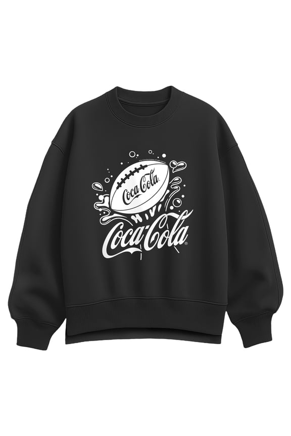 - Football Splash - Women's Oversized Fleece Crew Sweatshirt