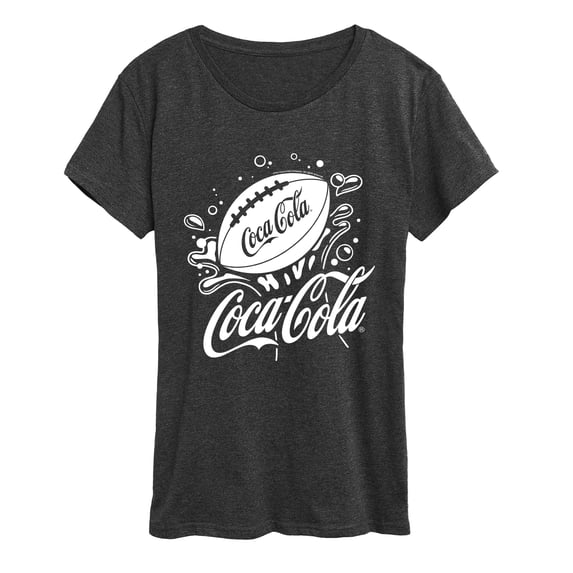 Coca-Cola - Football Splash - Women's Short Sleeve Graphic T-Shirt