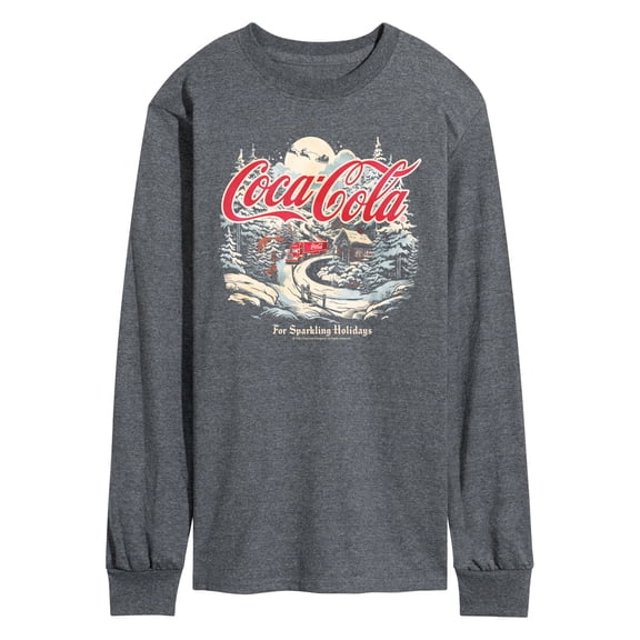 Coca-Cola - For Sparkling Holidays - Men's Long Sleeve Graphic T-shirt