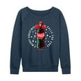 thumbnail image 1 of Coca-Cola - Happy Holidays Bottle - Women's French Terry Long Sleeve Pullover, 1 of 4