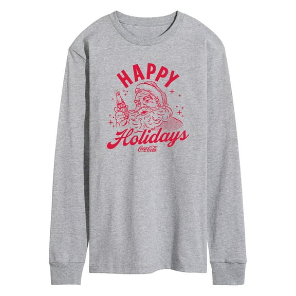 Coca-Cola - Happy Holidays - Men's Long Sleeve Graphic T-shirt