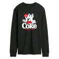 thumbnail image 1 of Coca-Cola - Happy Holidays Sledding - Men's Long Sleeve Graphic T-shirt, 1 of 4