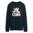 thumbnail image 1 of Coca-Cola - Happy Holidays Sledding - Men's Long Sleeve Graphic T-shirt, 1 of 4