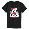 thumbnail image 1 of Coca-Cola - Happy Holidays Sledding - Men's Short Sleeve Graphic T-shirt, 1 of 4