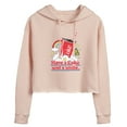 thumbnail image 1 of Coca-Cola - Have A Coke And A Smile - Juniors Cropped Pullover Hoodie, 1 of 5