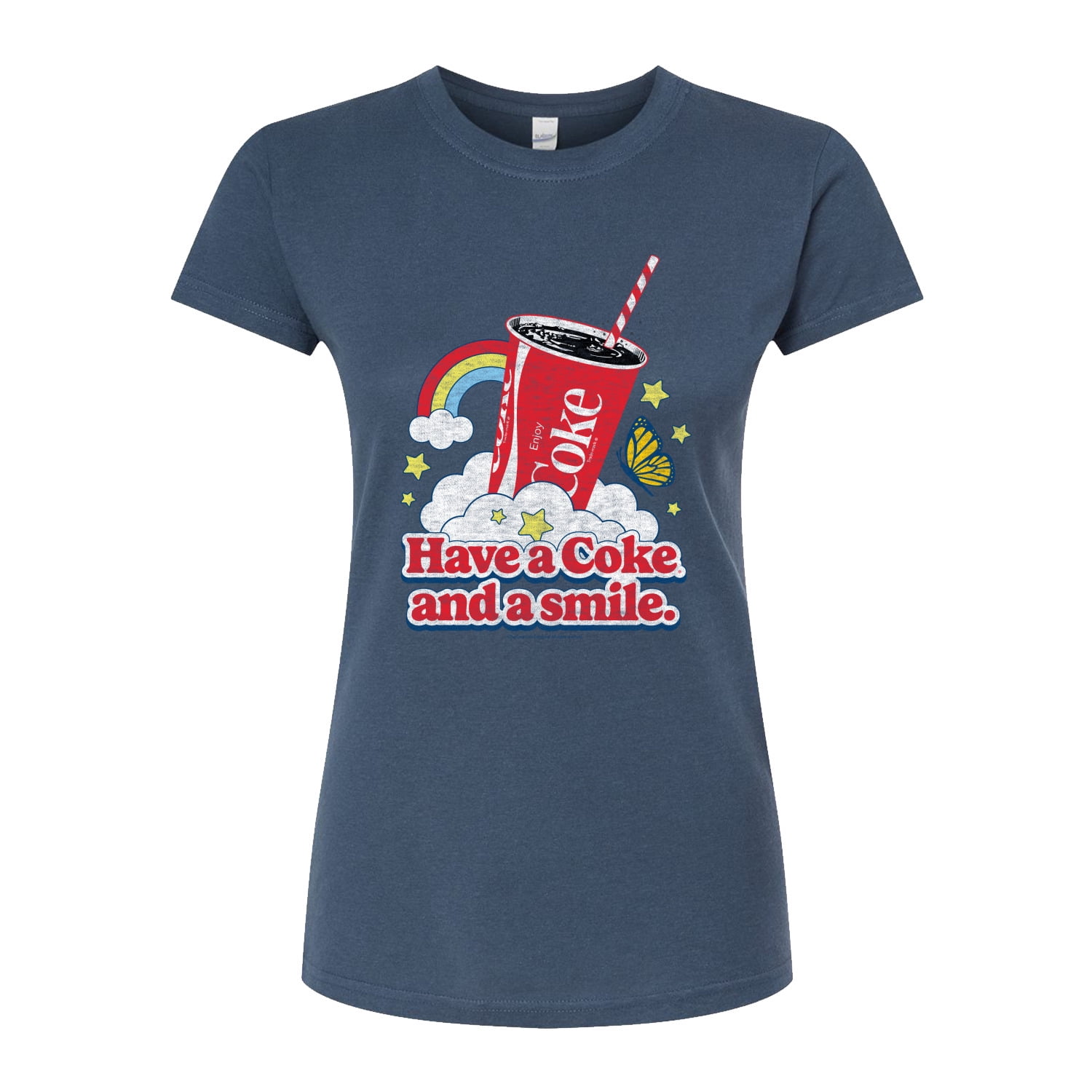 Coca-Cola - Have A Coke And A Smile - Juniors Fitted Graphic T