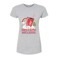 thumbnail image 1 of Coca-Cola - Have A Coke And A Smile - Juniors Fitted Graphic T-Shirt, 1 of 5