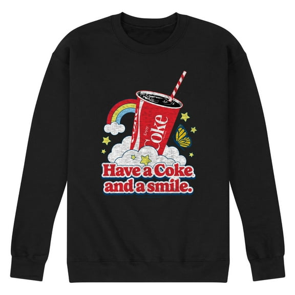 Coca-Cola - Have A Coke And A Smile - Men's Crew Neck Fleece Pullover