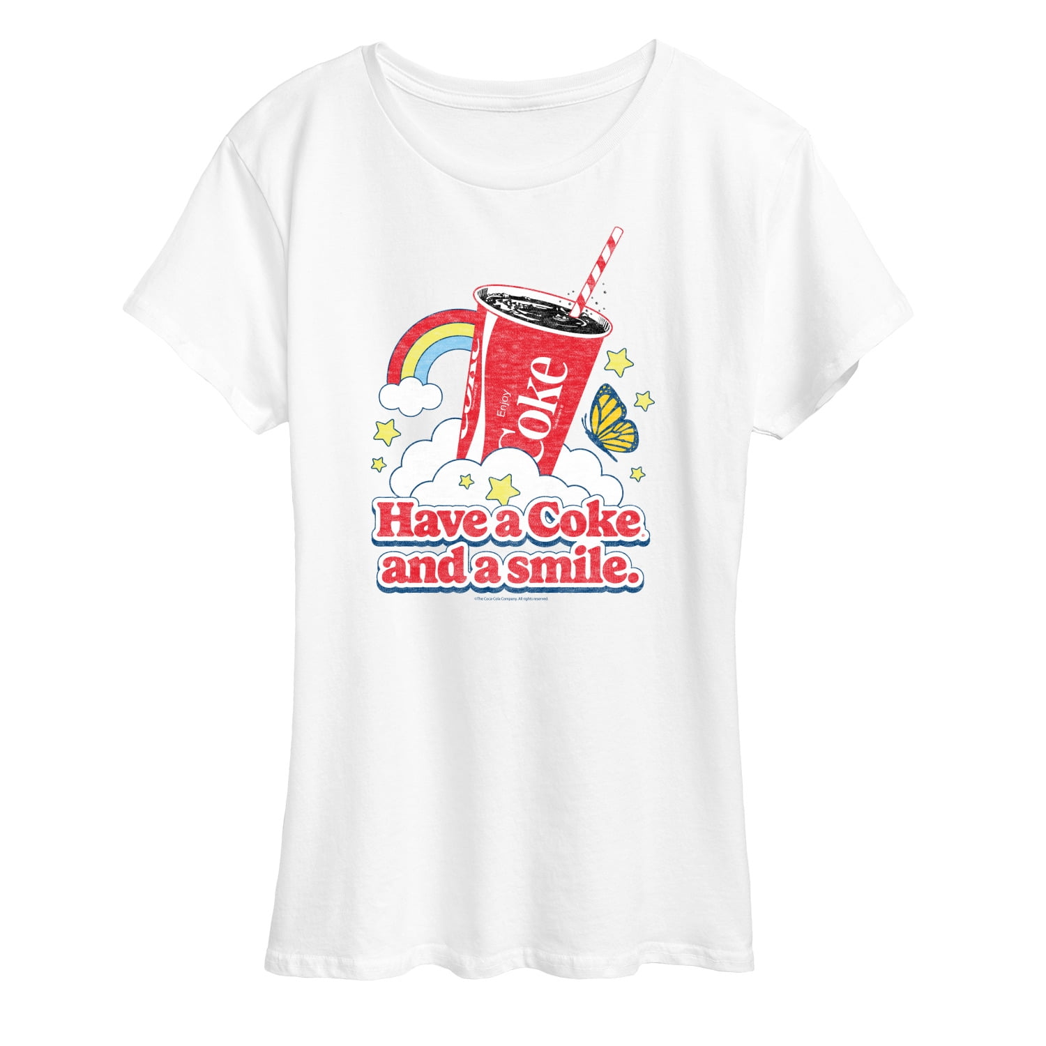 Coca-Cola - Have A Coke And A Smile - Women's Short Sleeve Graphic T-Shirt  