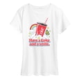 thumbnail image 1 of Coca-Cola - Have A Coke And A Smile  - Women's Short Sleeve Graphic T-Shirt, 1 of 5