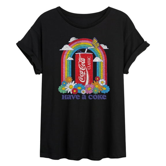 Coca-Cola - Have A Coke Rainbow - Juniors Ideal Flowy Muscle T-Shirt