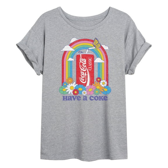 Coca-Cola - Have A Coke Rainbow - Juniors Ideal Flowy Muscle T-Shirt