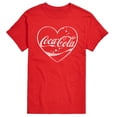 thumbnail image 1 of Coca-Cola - Heart - Men's Short Sleeve Graphic T-Shirt, 1 of 5