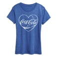 thumbnail image 1 of Coca-Cola - Heart - Women's Short Sleeve Graphic T-Shirt, 1 of 5