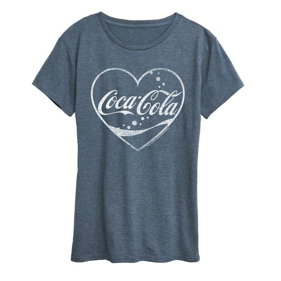 Coca-Cola - Heart - Women's Short Sleeve Graphic T-Shirt