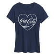 thumbnail image 1 of Coca-Cola - Heart - Women's Short Sleeve Graphic T-Shirt, 1 of 5