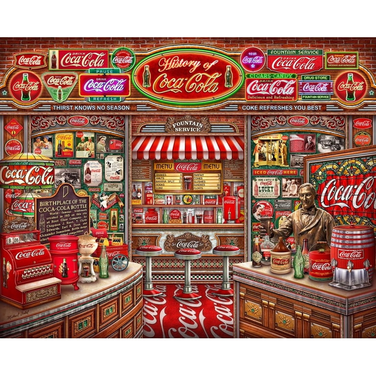 Springbok 1000 Piece History of Coca-Cola Jigsaw Puzzle for Adults